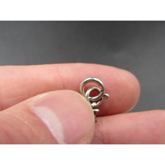 16" Sterling Silver & Cord Real White Pearls Necklace Vintage Minimalist - Picture 4 of 6